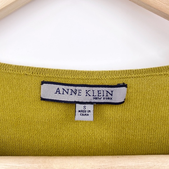 Chartreuse Green Cashmere Sweater Small - Picture 4 of 6